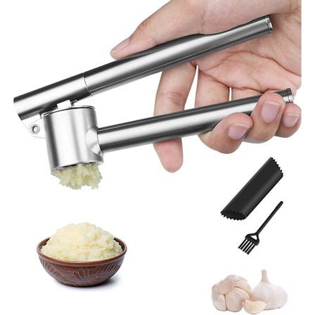 Valkosipulipuristin Valkosipuli Hakkuri & Murskain 304 Ruostumaton Teräs Valkosipulipuristin Keittiöön