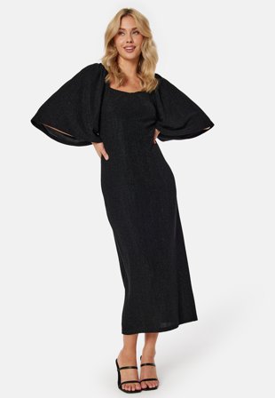 Bubbleroom Occasion Lova-Lii Sparkling Midi Dress Black Klær