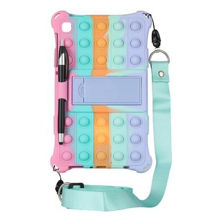 Tabletfodral for Samsung Tab A7 Lite 8,7 tum 2021 T220 T225 Silikonfodral Tabletställ med penna och