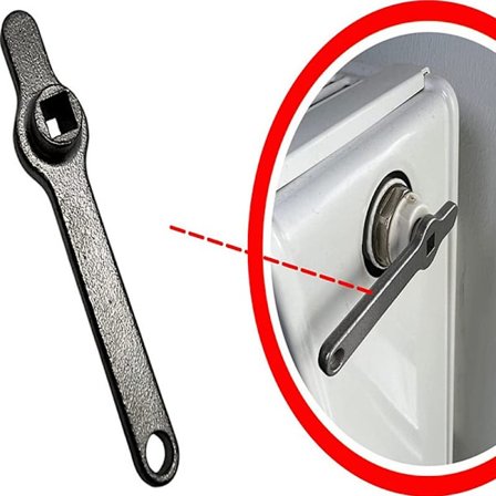 Cross Key Pventilation Handtag Uppvärmning Nyckelradiator