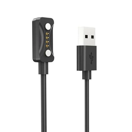 Laddkabel USB för Polar Pacer Pro 1 m – Svart