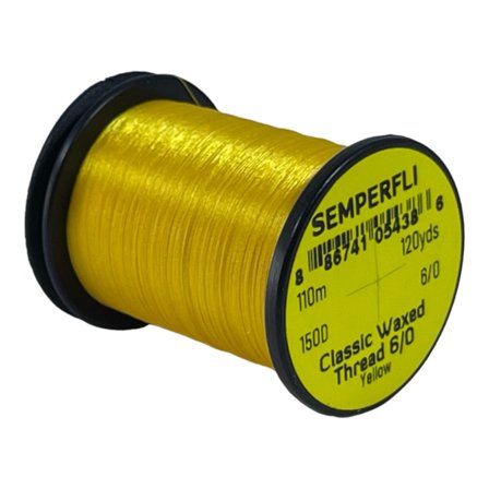 Semperfli Classic Waxed Thread 110m 6/0 - Yellow