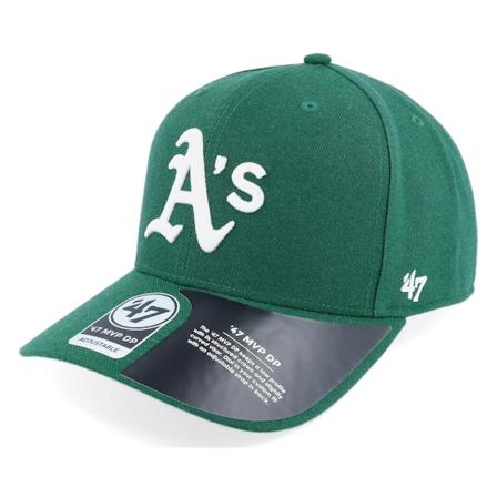 47 Brand - MLB Grønn adjustable Caps - Oakland Athletics Cold Zone Mvp Dp Dark Green Adjustable @ Hatstore