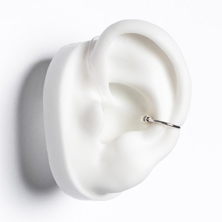 Simple Safety Ring Silver