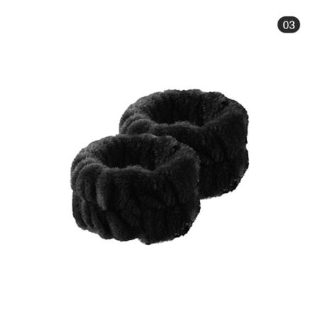 2 STK Spa håndledsvaskebånd Coral Fleece håndledsvask håndklædebånd 03