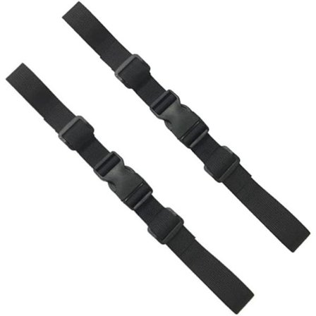 Bröstrem för ryggsäck, justerbar bröstrem för tunga ryggsäckar, bröstrem för ryggsäck med spänne, bröstrem för ryggsäck, 2 par, svart