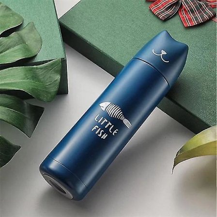 500 ml Vakuum Termosmugg Rostfritt Stål Blå