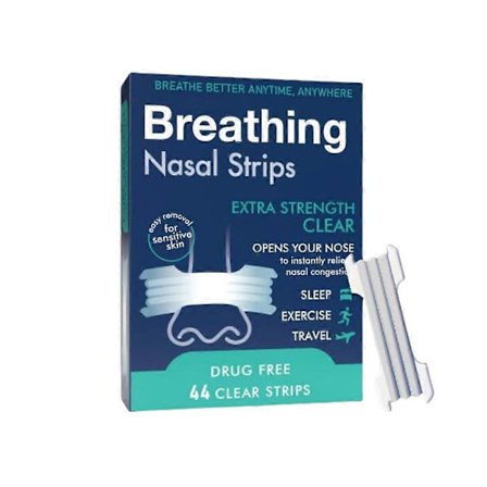 44st Starka Näsremsor - Klar Extra Stark Nässtoppslösning Känslig Hud Bättre Andning Sömnhjälp