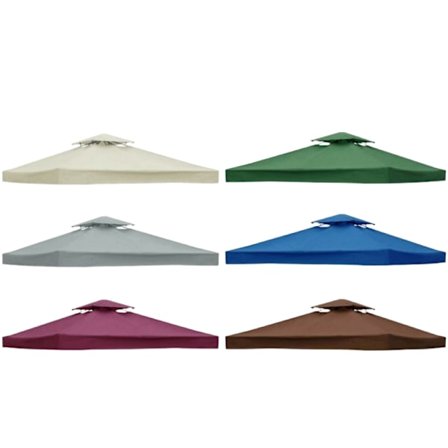 Paris Pavillon Tag Udskiftningstag Presenning Udskiftning Pavillon Tag Beskyttelse Pavillon Udendørs Havegrill 3x3M