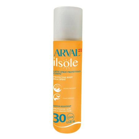Arval Ilsole Latte Spray Protettivo Corpo SPF30 200ml - Latte solare corpo alta prot.