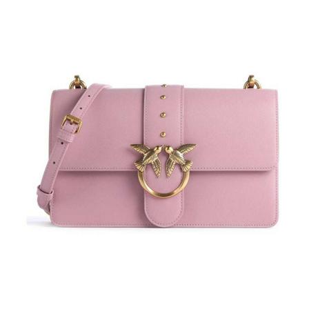 Pinko Shoulder Bags Pink, Dame Skuldertasker, Størrelse: ONE Size
