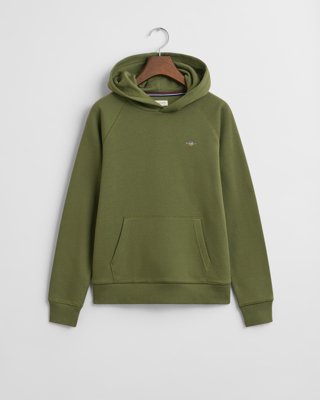 GANT - Teens shield hettegenser washed olive