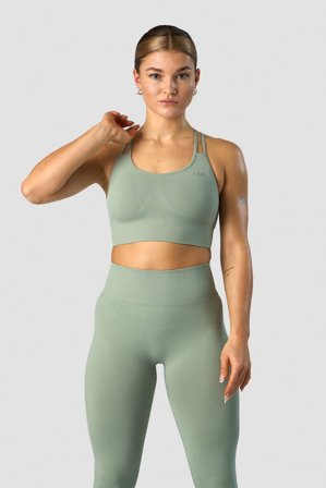 ICANIWILL - Define Seamless Sports Bra Light Sage Green - Sport-BH - Dam - Träningskläder från ICIW