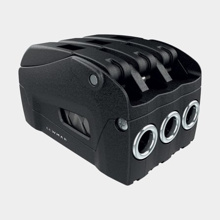 Stoper Lewmar DC 2, trojitý, pro Ø10 - 12 mm lano