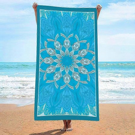 Badehåndkle dame badehåndklær strand, reisehåndkle, absorberende mikrofiber badehåndkle{azc}