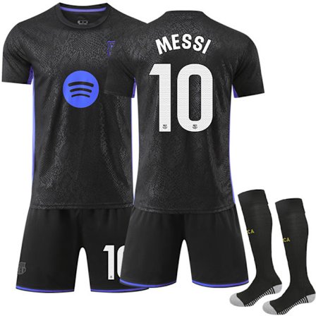25-26 Barcelona Black Mamba Special Edition Fotbollströja Kit No.10 MESSI