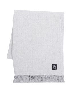 Pläd Clara återvunnen Ljusgrå - Recycled by Wille