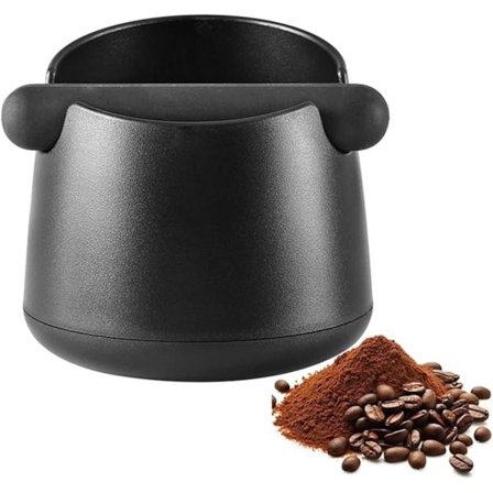 Kaffebankeboks, stødsikker og holdbar, bankeboks i barista-stil med aftagelig bankestang og skridsikker base.