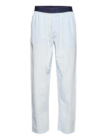 Resteröds Pyjamas Pants Org. Mjukisbyxor Blå Resteröds