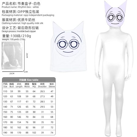 Rytmeboks Spil Orange Jumpsuit Halloween Performance Kostume