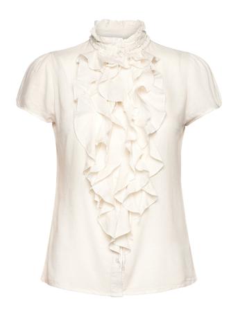 Ellisz Ss Shirt Saint Tropez Cream