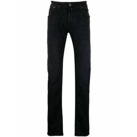 Jacob Cohën Straight Jeans svart, Herr, Herr, Storlek: W35
