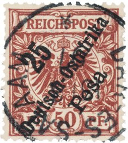 Tyske kolonier 1896 - MICHEL 10 - Stemplet