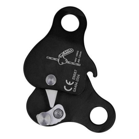 Kiipeilyköyden tartunta alumiiniseoksesta itselukittuva 8-13 mm kiipeilyköyden tartuntatulppa ulkokiipeilyyn vuorikiipeilyyn musta