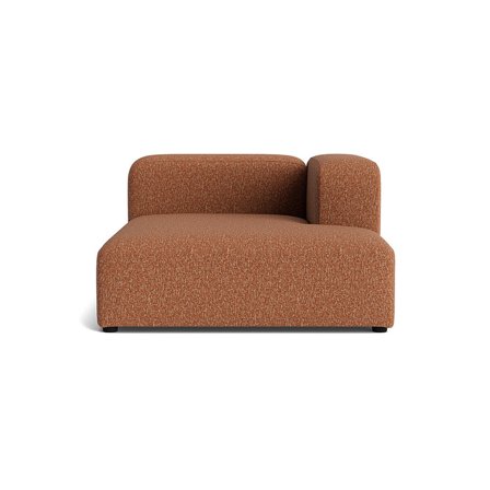 Milo XL chaiselong, højrevendt - Puente Brun Terracotta - 130x170x72 - Sofa, chaiselong