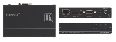 KRAMER DigiTOOLS TP-580T - video/lyd/infrarød/seriell-utvider - RS-232, HDMI
