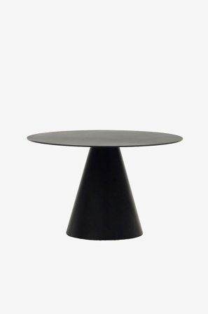 Kave Home - Bord Wilshirein Ø 120 cm - Sort - Spiseborde - Fra Homeroom
