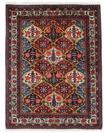 Bakhtiar Fine Matta Handknuten 102X134 Persien