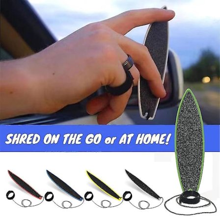 Finger Surfebrett Sett med 5, Fingerbrett Surf For Bilvindu, Surf The Wind Mini Surfebrett Leker, Fingerleke Surfebrett