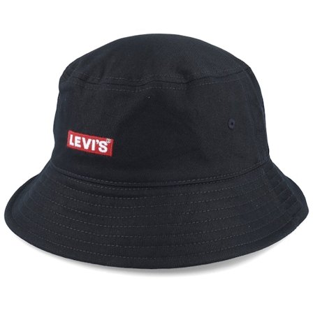 Levi's - Schwarz bucket Hut - Baby Tab Logo Regular Black Bucket @ Hatstore