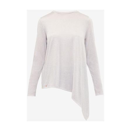 Ted Baker, Ted Baker - Vangeli - pull asymmetrisch roze Roze, Dames, Maat:L,Zilver
