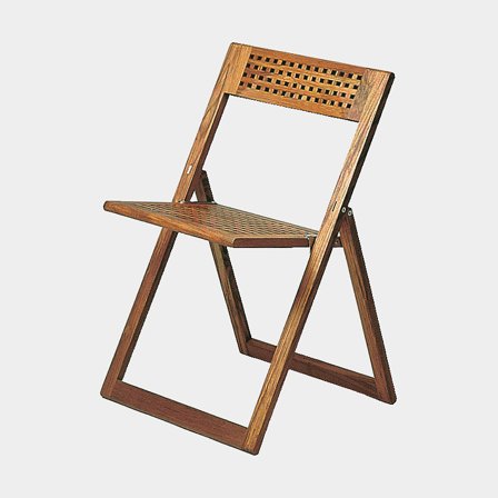 Krzesło pokładowe / składane krzesło Roca Arne, teak, 48 x 50 x 77 cm - Jachtowa
