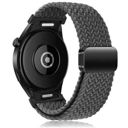 Punottu ranneke Samsung Galaxy Watch 6 4 classic/5 Pro 45mm 47mm 43mm 44mm 40mm:lle - Magneettinen ranneke ilman rakoja Galaxy Watch 6 -hihnoihin, 