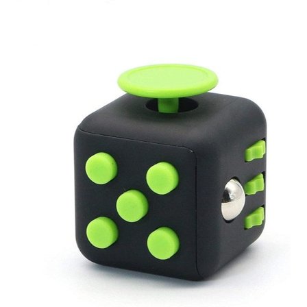 Fidget Cube - Grønn/Svart Multicolor