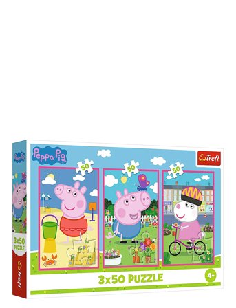 Trefl | Pappussel Trefl 3X50 Bitar Peppa Pig | ONE SIZE