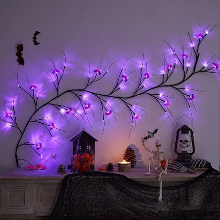 LED Birch Twig Tree Lamp Simulation Tree Rattan Light BAT BAT