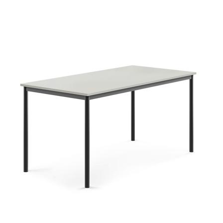 Tisch BORÅS, 1600x800x760 mm, Laminat grau, anthrazit