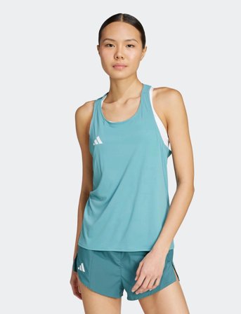 adidas Performance Adizero E Tank - Blue - XL