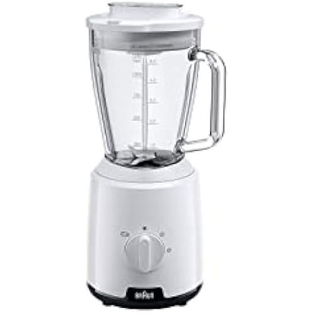 Mixer / blender - BRAUN - Liquidificadora JB1050WH - 2 hastigheder og isknusningsfunktion - Hvid