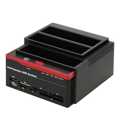 HDD Docking Station Multifunctional 2,5/3,5" IDE&SATA Hård Disk Bas