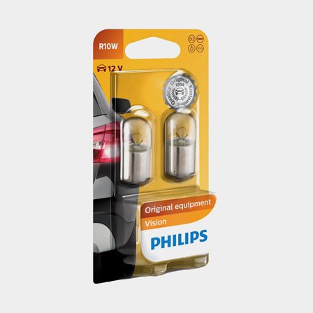 Philips kuglepære 12v 5w ba15s blister 2 stk