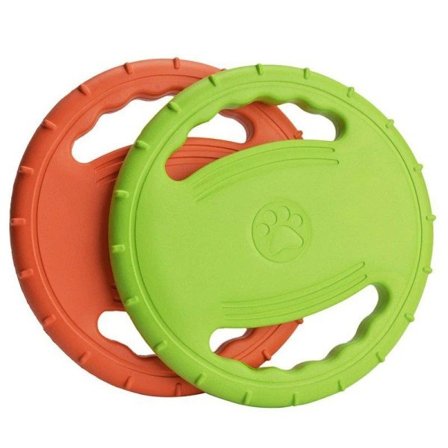 1PC Hund Flying Disc Interactive Gummi Hund Leker Mykt Flytende Hund Fanger Leke for Kjæledyr Trening & tygging