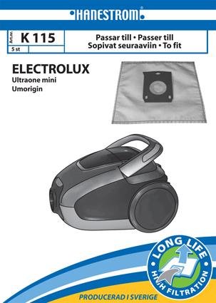HANESTRÖM Vacuum cleaner bags K115