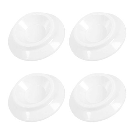 Kaesi 4-pakks Piano Hjulmatte Anti-Skli Beskytter Tykke Piano Gulvbeskyttere Hjulkopper for Hjemmebruk