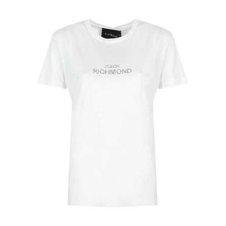 John Richmond, T-Shirt Ciapri Biały, Kobieta, Rozmiar: L