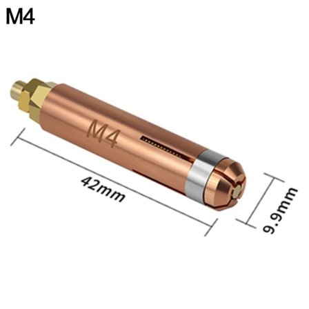 Holkkiistukka hitsauspolttimen tappi M4 M4